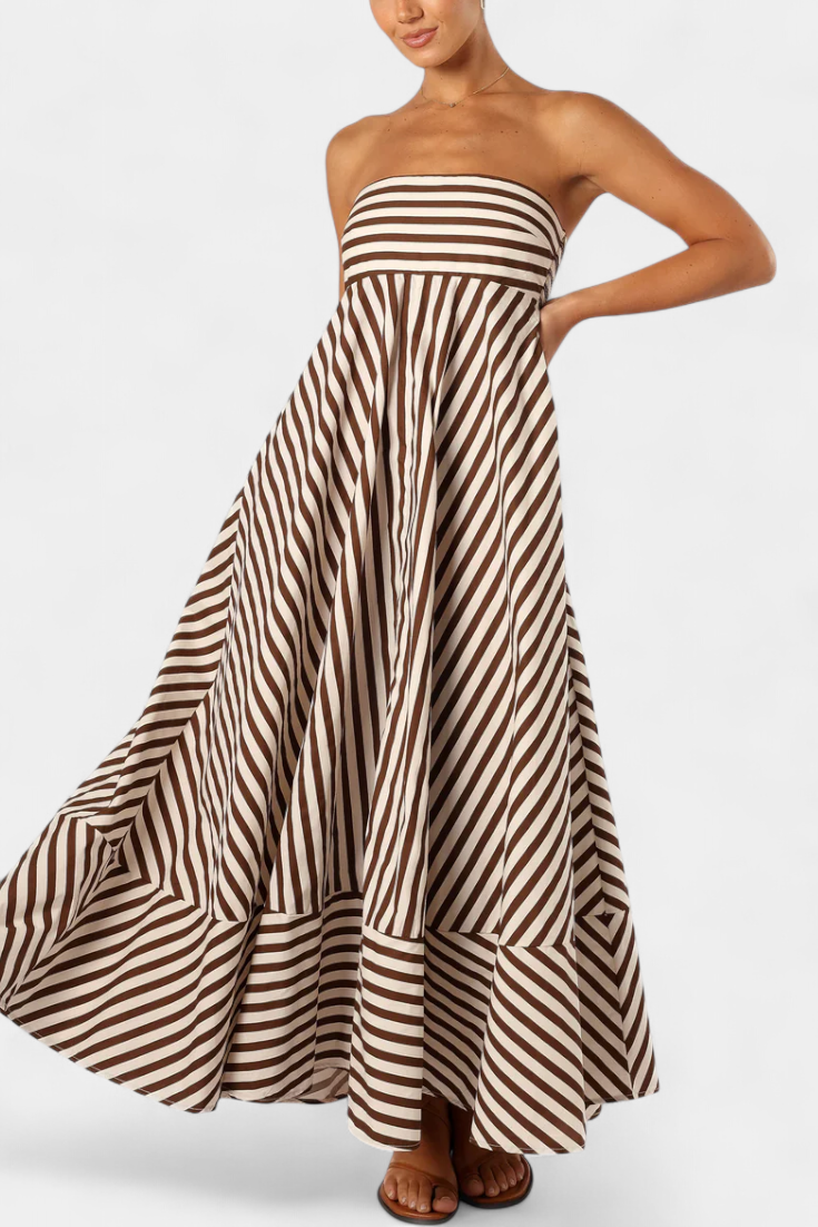 Rosa Vestido Fruncido Convertible con Encanto Nocturno