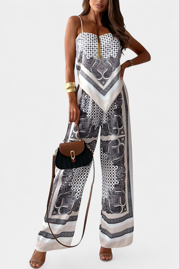 Leonie Conjunto Paisley con Tiras