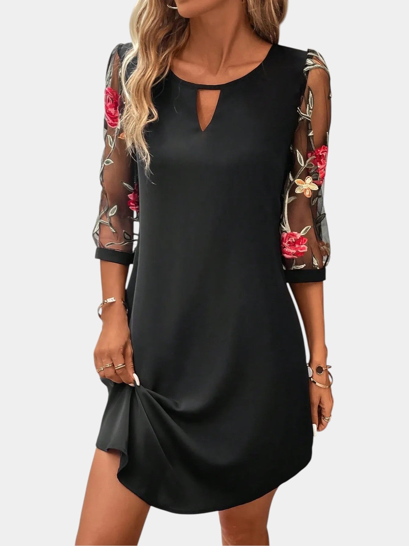 Rosa Vestido Elegante