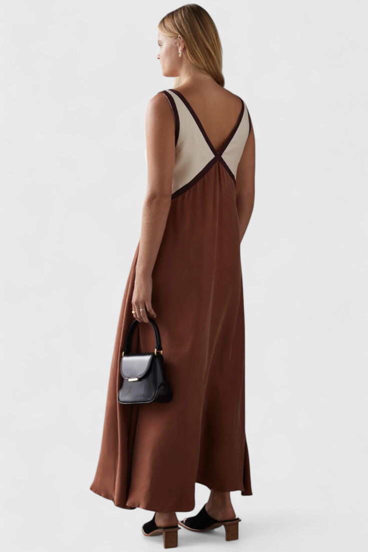 Diamond Vestido Boho de Verano con Escote en V