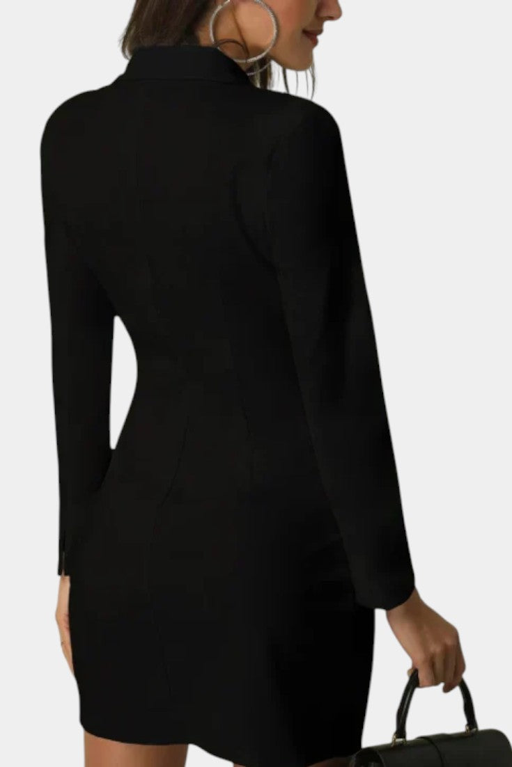 Heidi Vestido Blazer Doble Botonadura Elegante