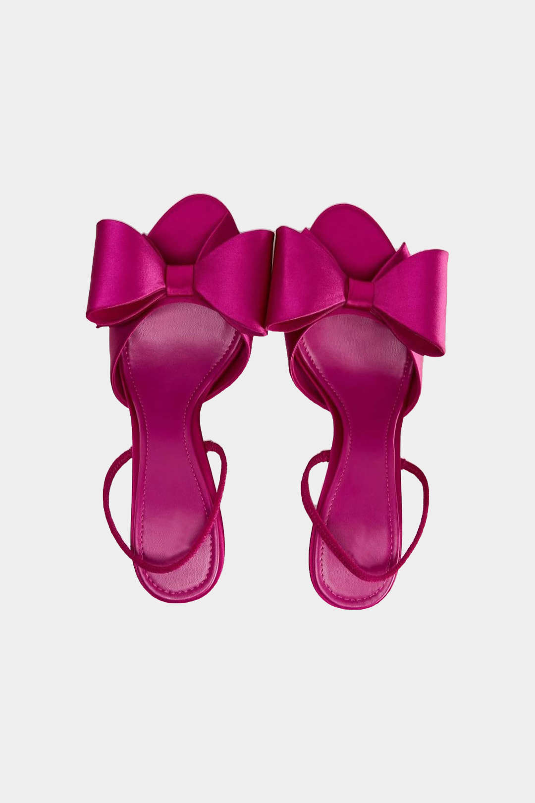 Tacones Puntiagudos de Cuero Sintético