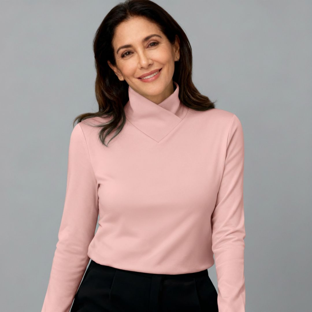 Stazia™ | Jersey de Cuello Alto Elegante