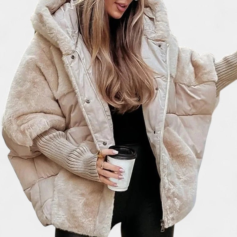 Domilia Chaqueta Acolchada Cálida con Capucha