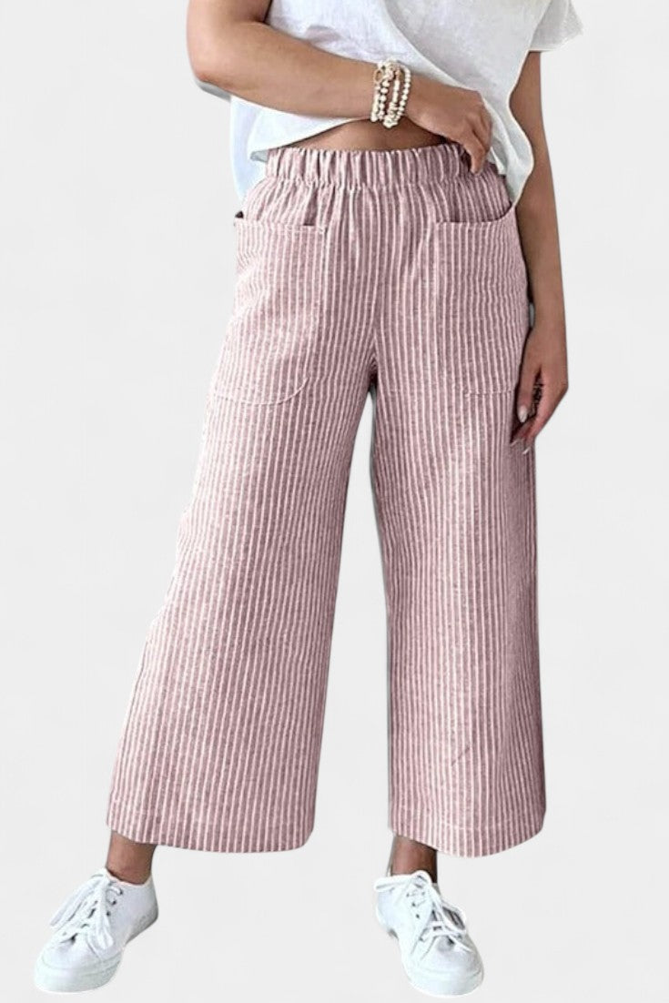 Lumiere Pantalones Livianos de Corte Relajado