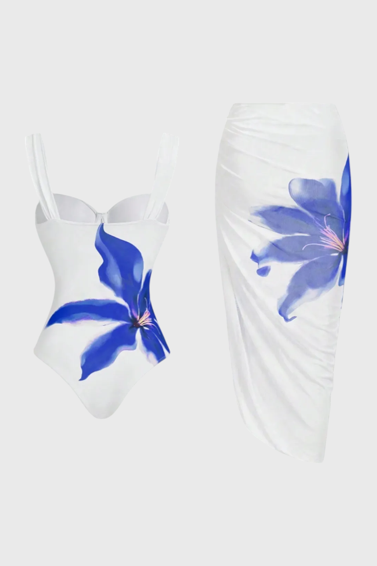 Sarah Conjunto de Baño de Dos Piezas Floral