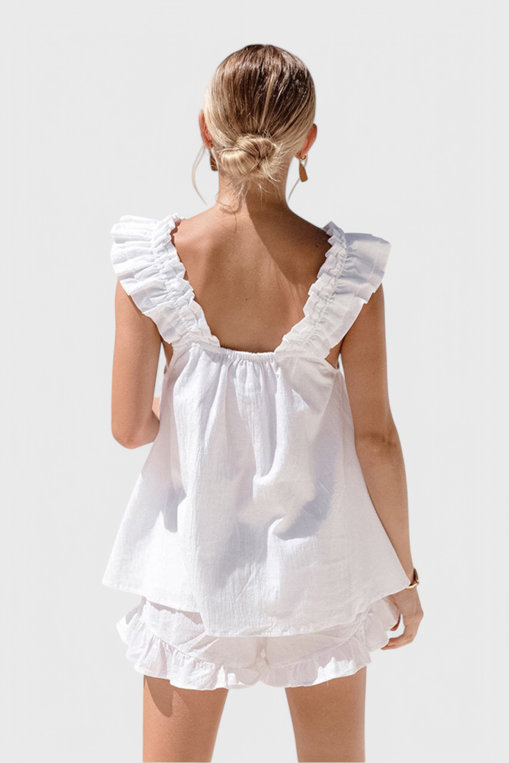 Victoria Conjunto de Lounge con Volantes