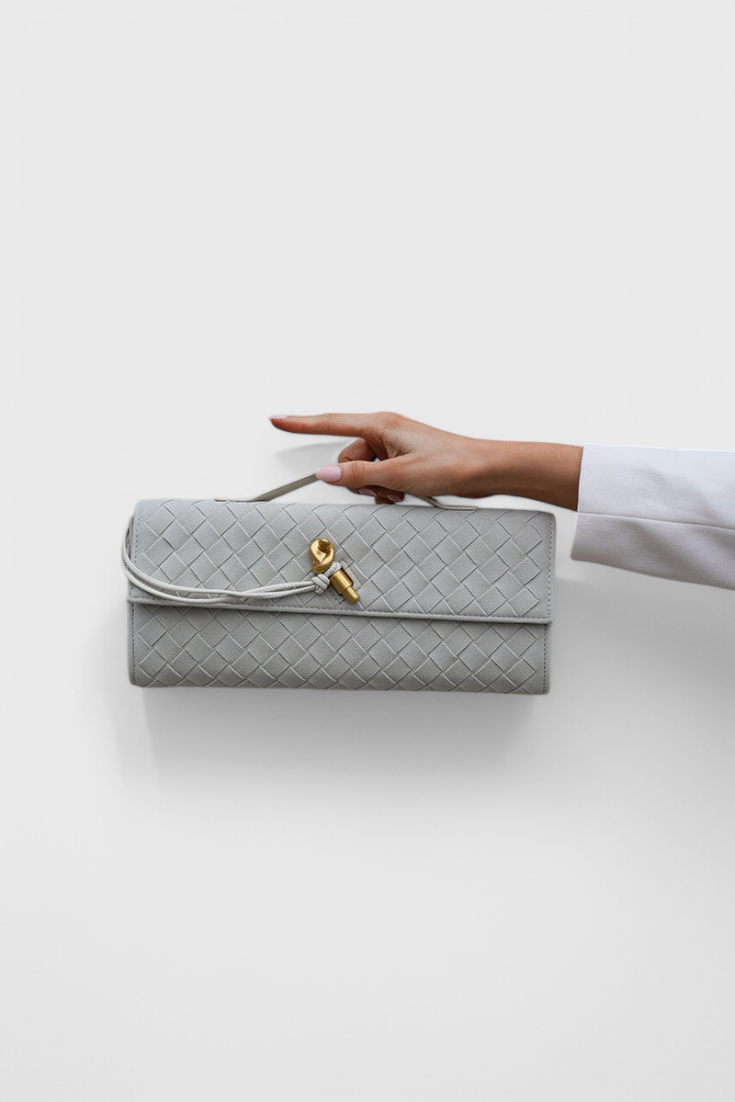 Melanie Bolso de Hombro Clásico de Ante