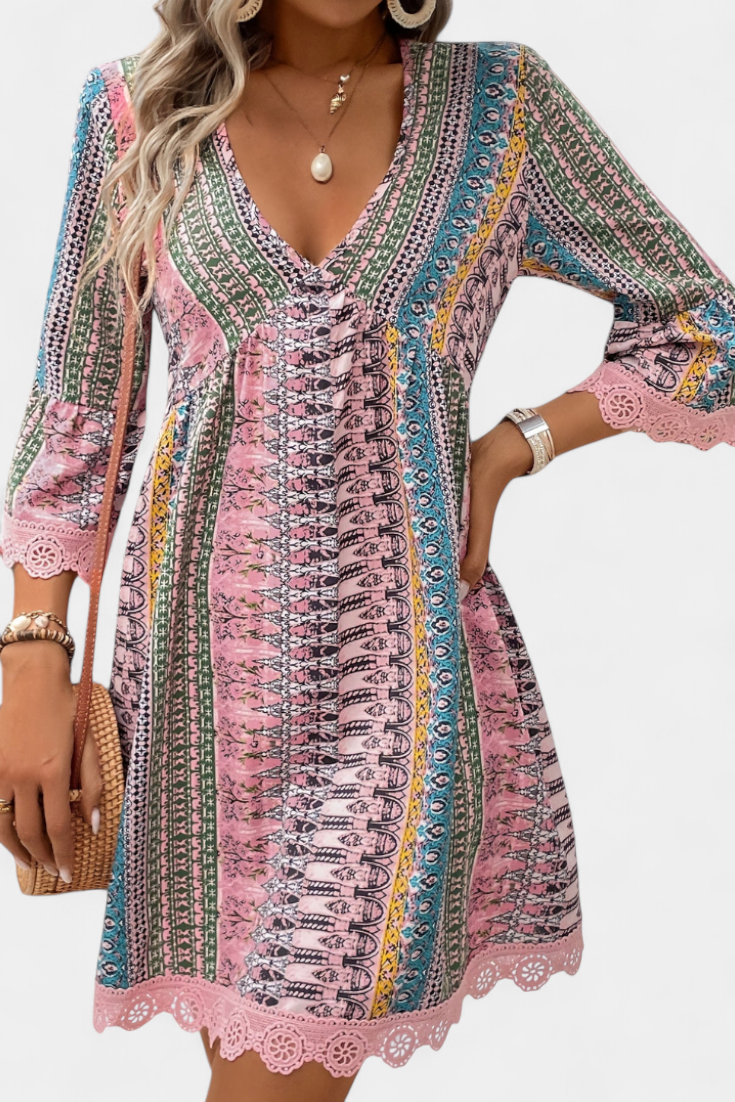 Axelle Vestido Boho Elegante