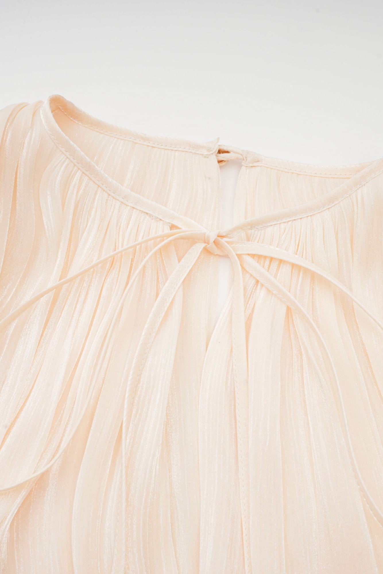 Aurore Vestido Mini con Volantes y Pliegues Completos