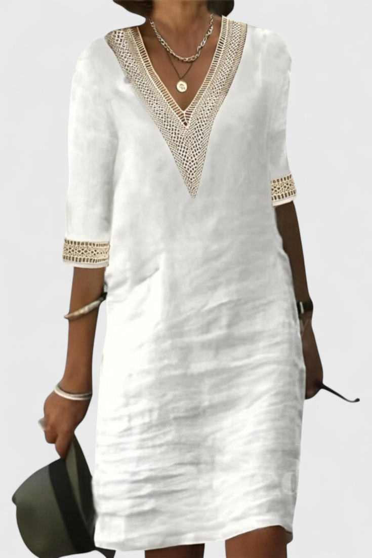 Malia Vestido Midi de Elegancia Casual