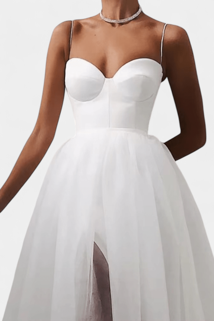 Widya Vestido Maxi de Tul Elegante