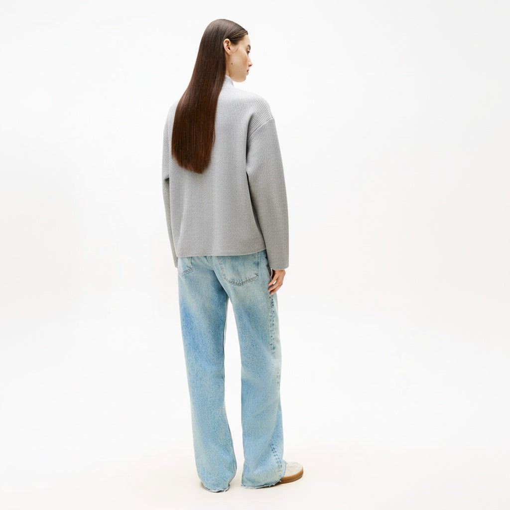 Renna Cárdigan de Punto de Algodón