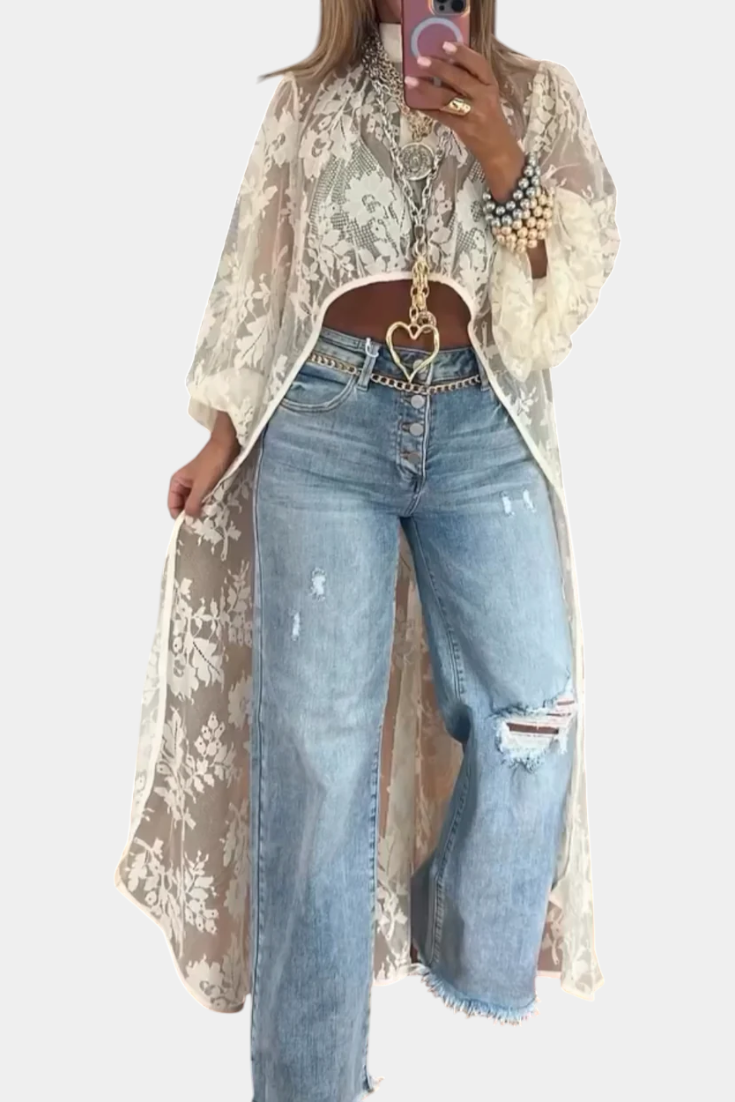 Top Maxi de Encaje Nyxelle