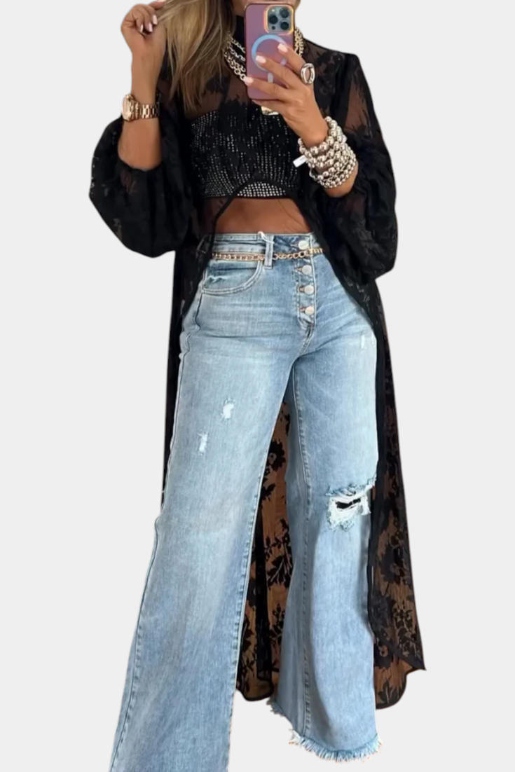 Top Maxi de Encaje Nyxelle