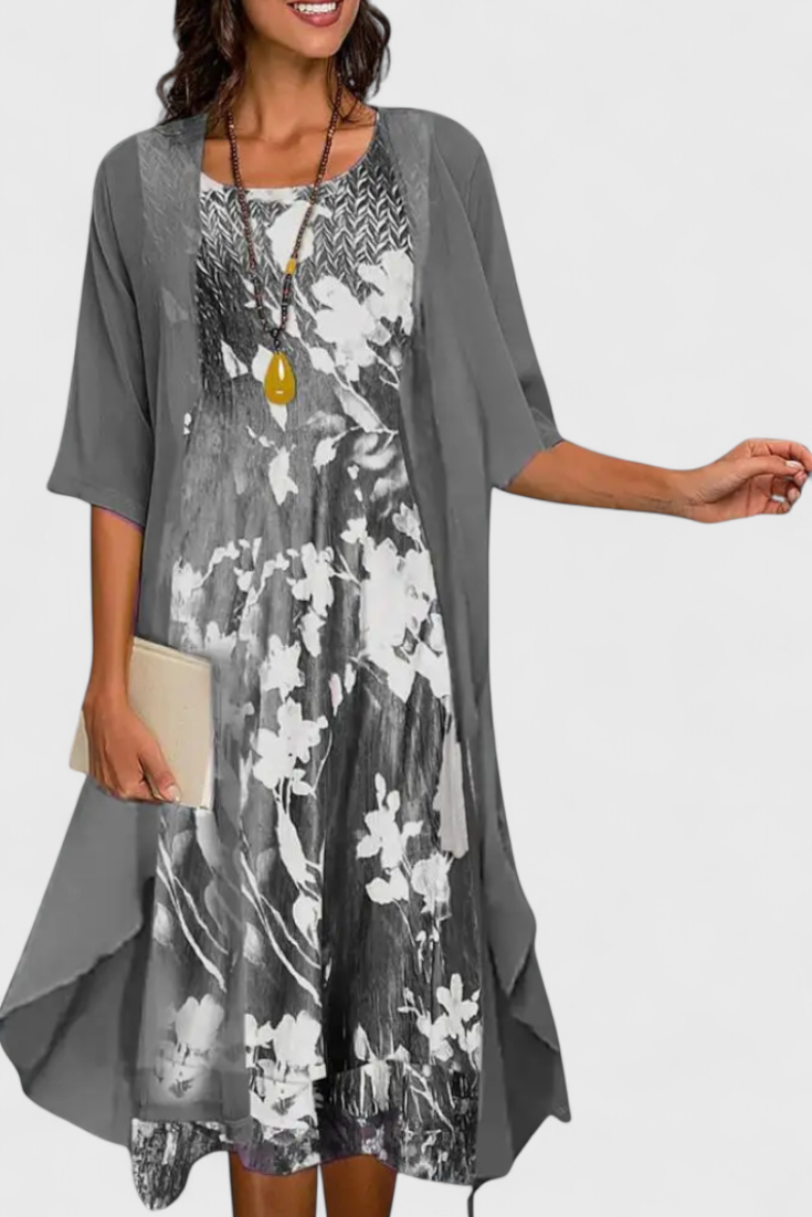 Venezia Vestido Floral Elegante