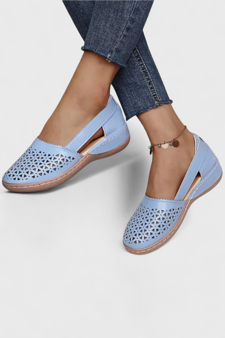 Lisanas Zapatos Ortopédicos con Diseño Calado