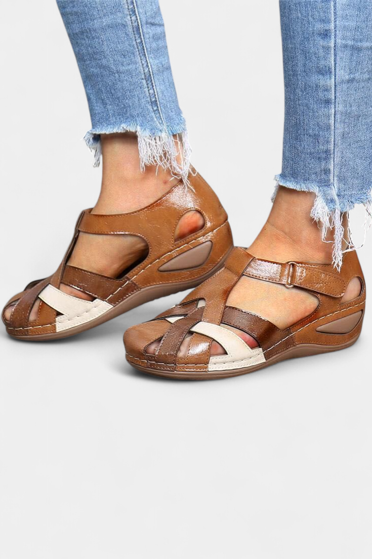 Alphie Sandalias Ortopédicas Vintage de Confort Diario