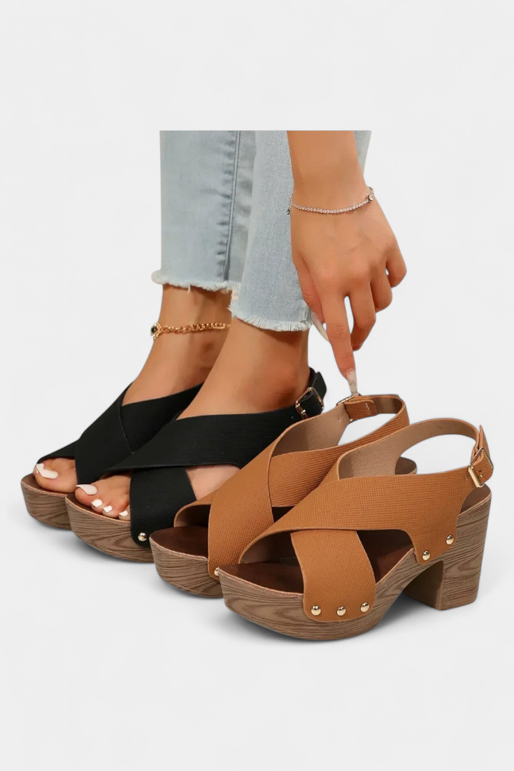 Onora Sandalias de Plataforma Sonnenuntergang