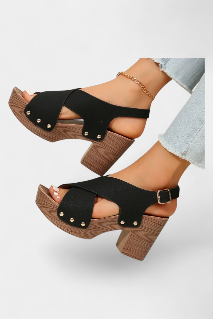 Onora Sandalias de Plataforma Sonnenuntergang