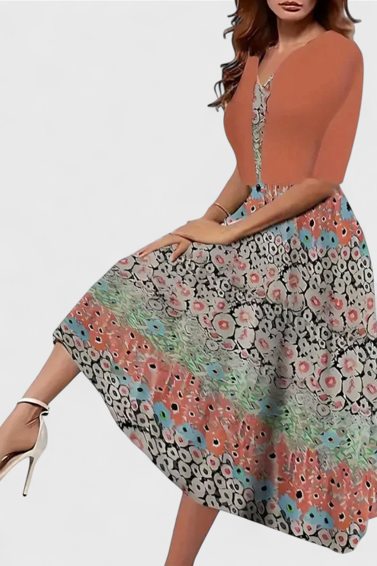 Estrella Conjunto de Vestido Blazer Midi