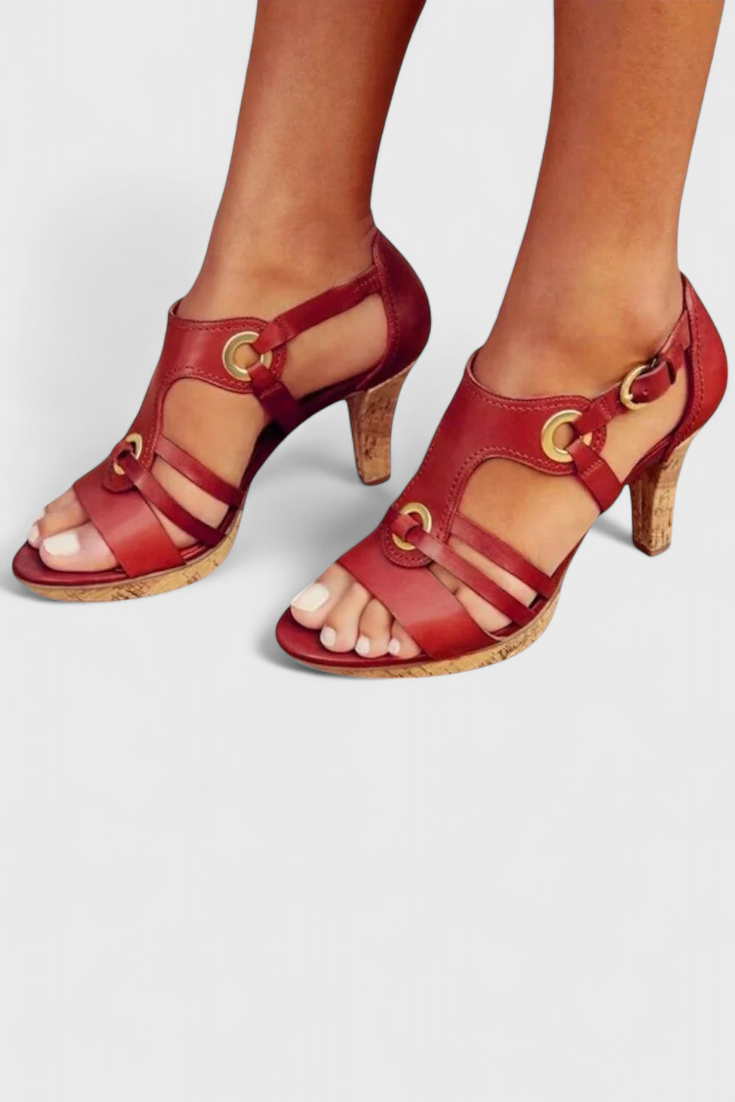 Gisèle Sandalias de Tacón Elegantes y Cómodas