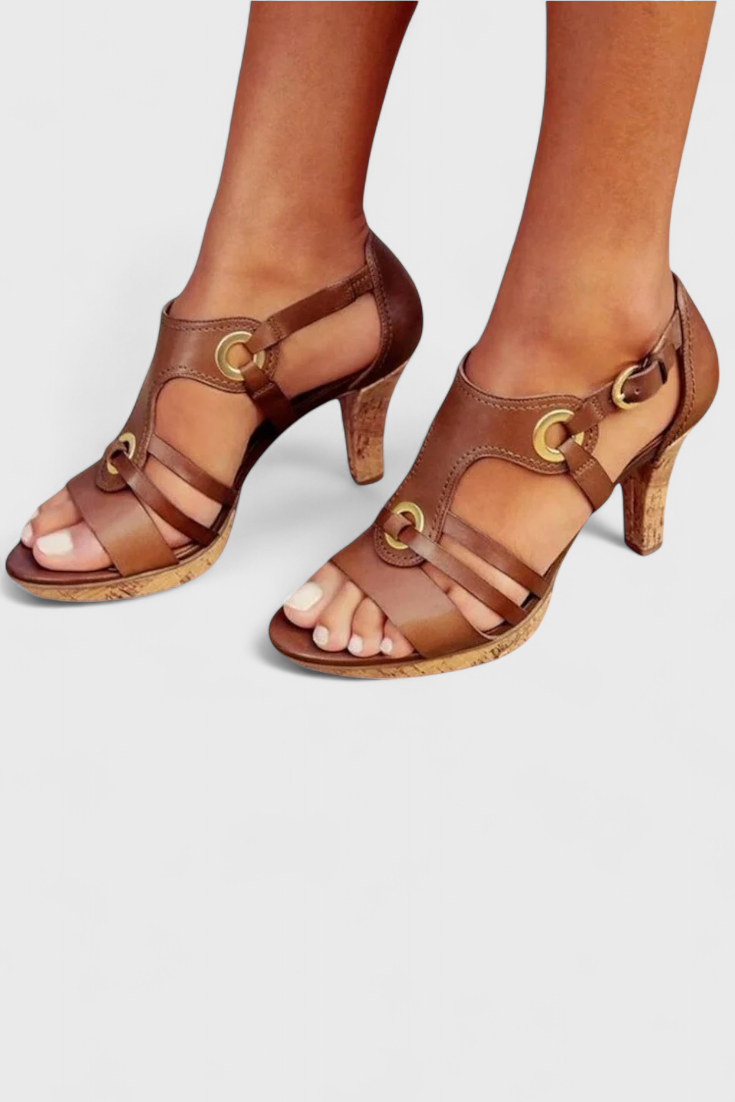 Gisèle Sandalias de Tacón Elegantes y Cómodas