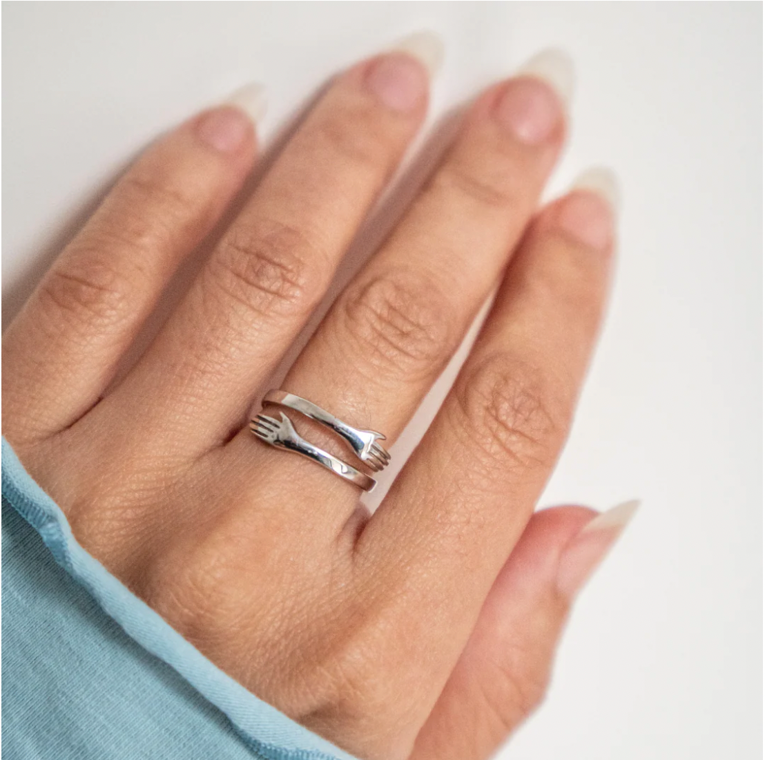 Anillo Abrazo Brillante