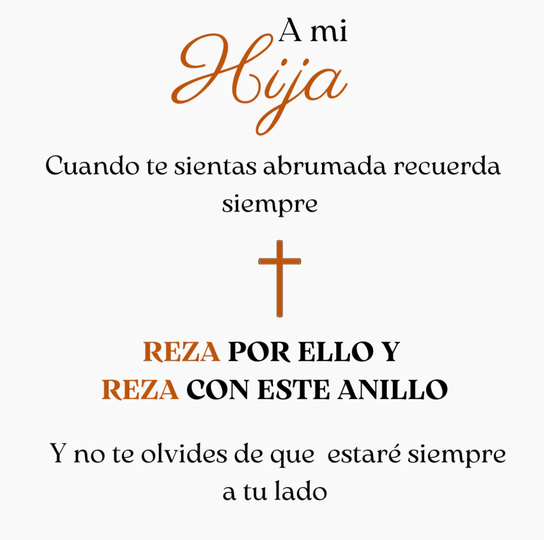 Anillo Bendiciones - A mi Hija