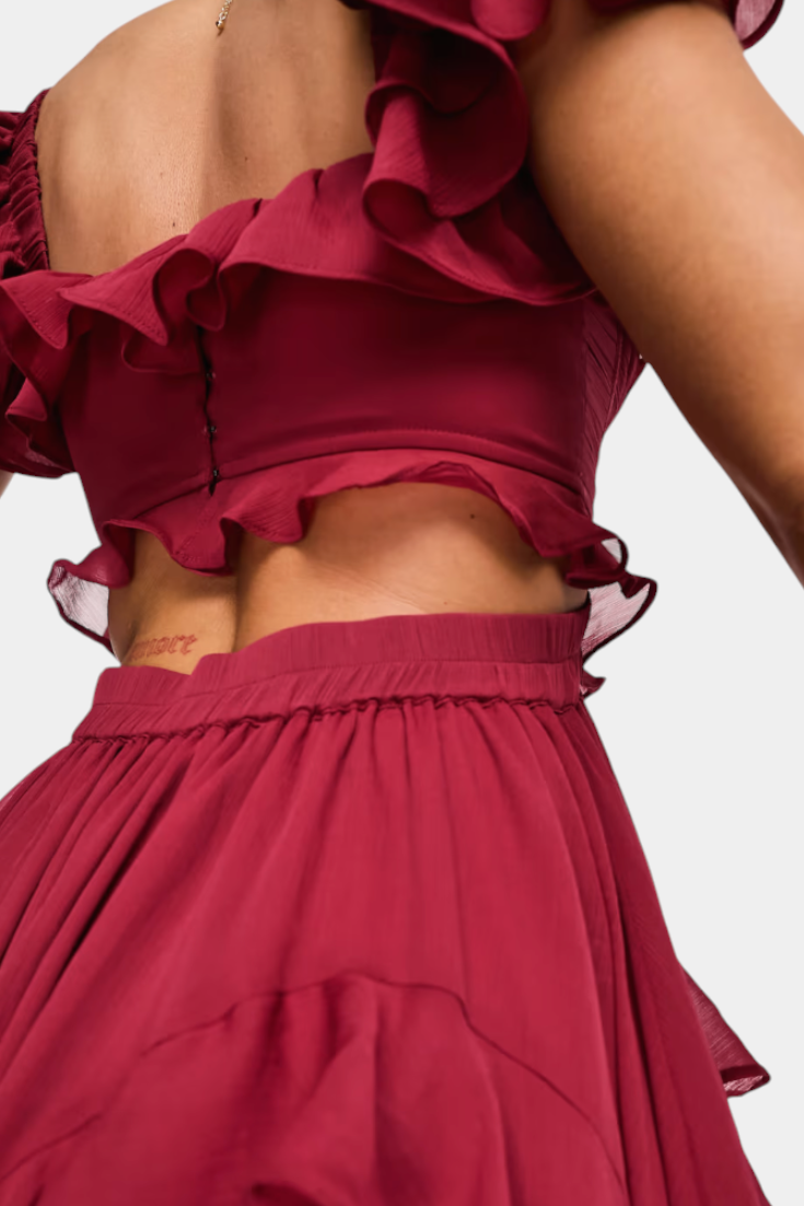 Natalie Vestido Midi Radiante con Caída Suave y Silueta Femenina