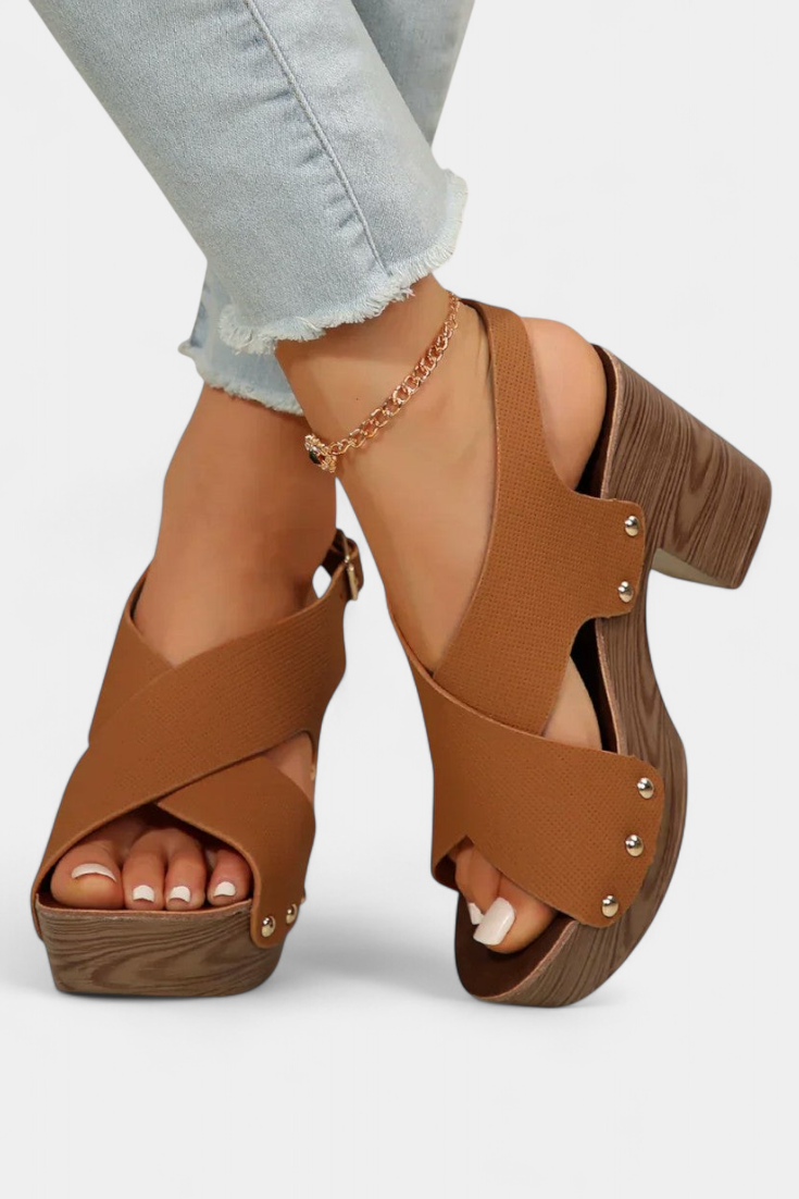 Onora Sandalias de Plataforma Sonnenuntergang