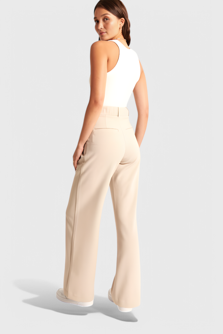 Tinashe Pantalones Tailored de Pierna Ancha