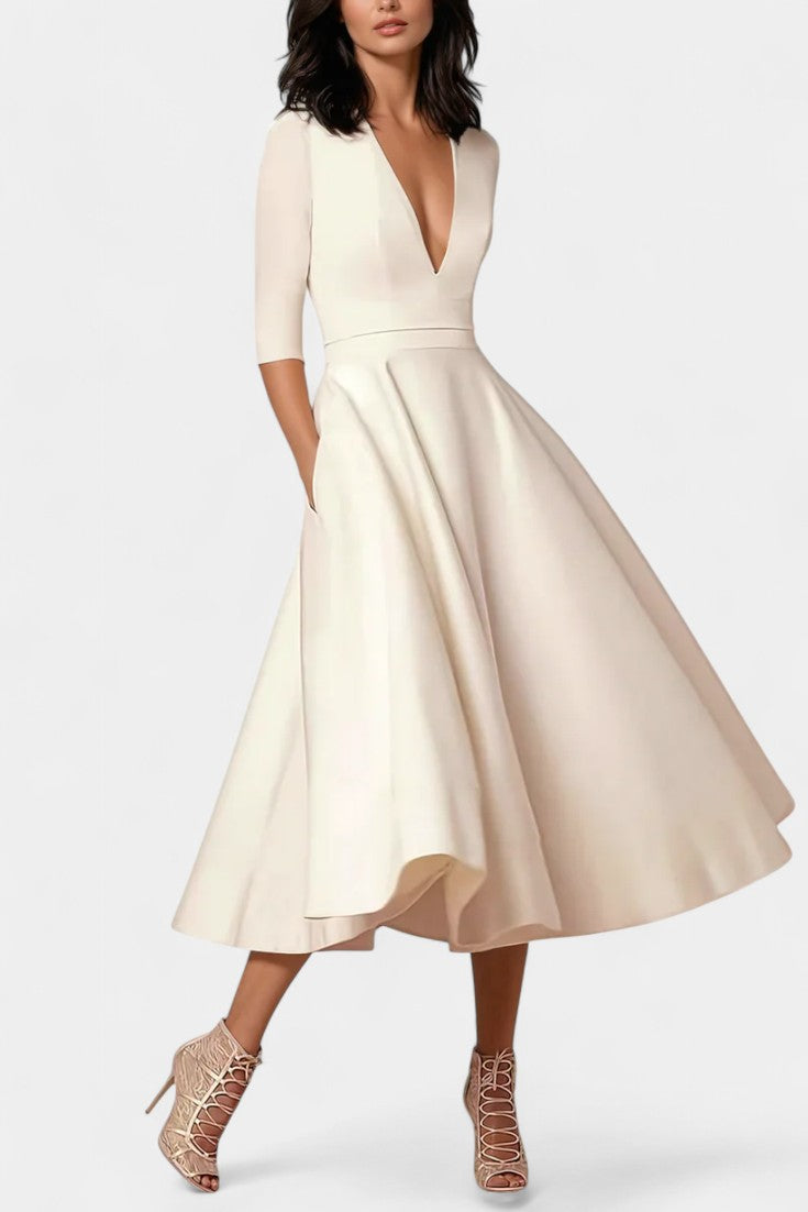 Nylah Vestido Midi A-Line