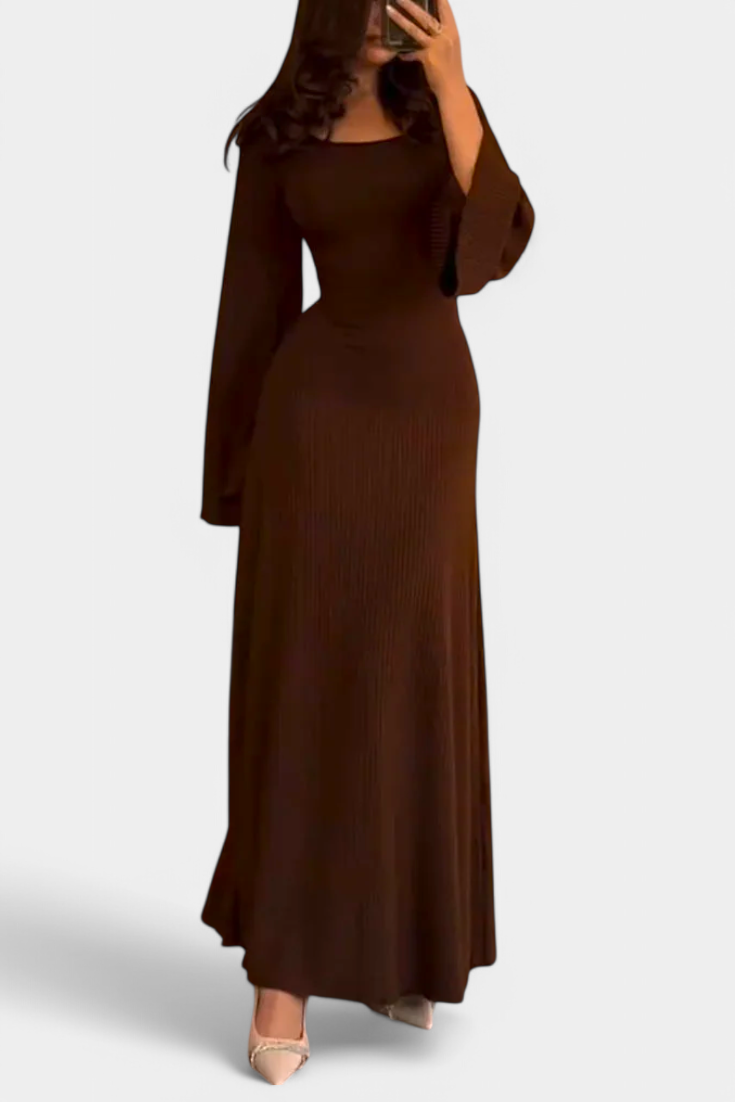 Livia Vestido de Punto con Cintura