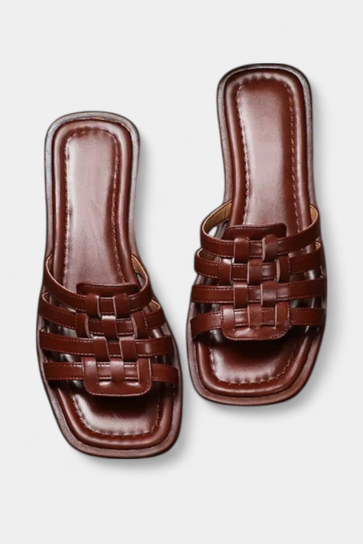 Roma Sandalias Planas Trenzadas