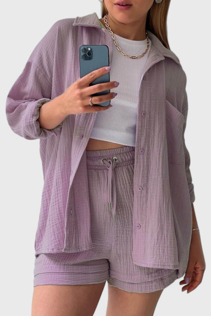 Xenia Conjunto de Collar Relajado