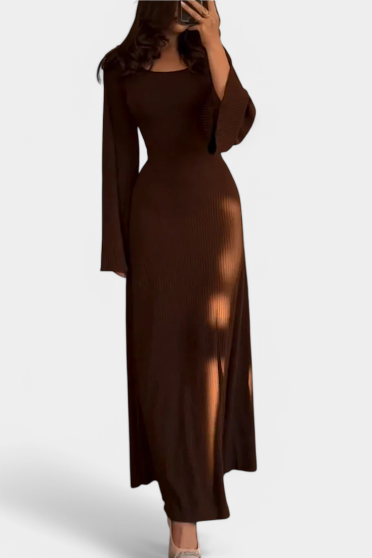 Livia Vestido de Punto con Cintura