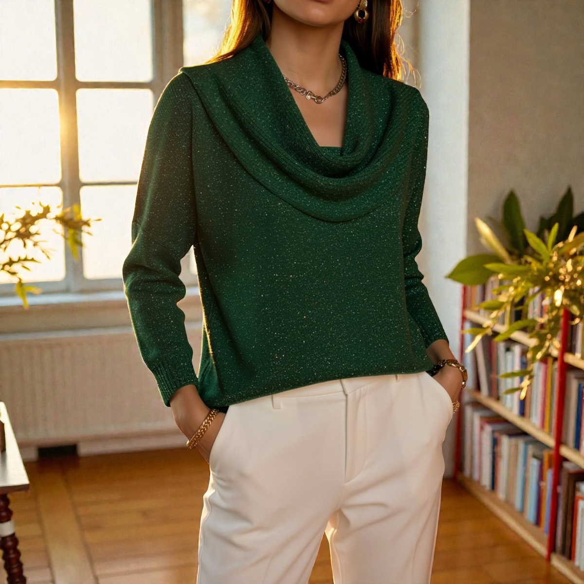 LANA™ | Suéter Elegante con Brillos