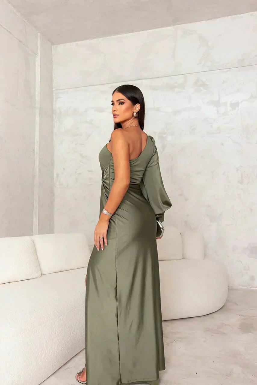 Melyssa Elegante Maxi Vestido de Noche