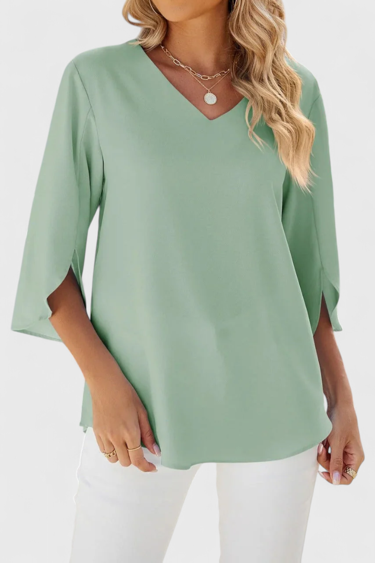 Tabitha Blusa Casual con Corte Suelto y Estilo Sofisticado