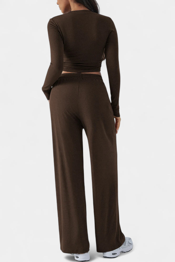 Celaena Conjunto de 2 Piezas con Escote Redondo