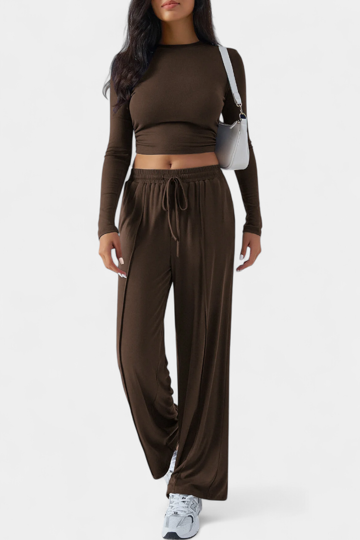 Celaena Conjunto de 2 Piezas con Escote Redondo