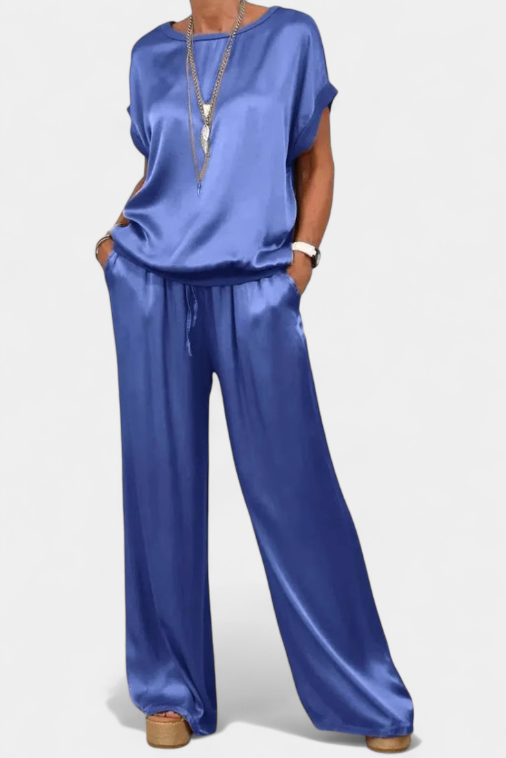 Blasa Conjunto de Primavera de Dos Piezas con Estilo Sofisticado