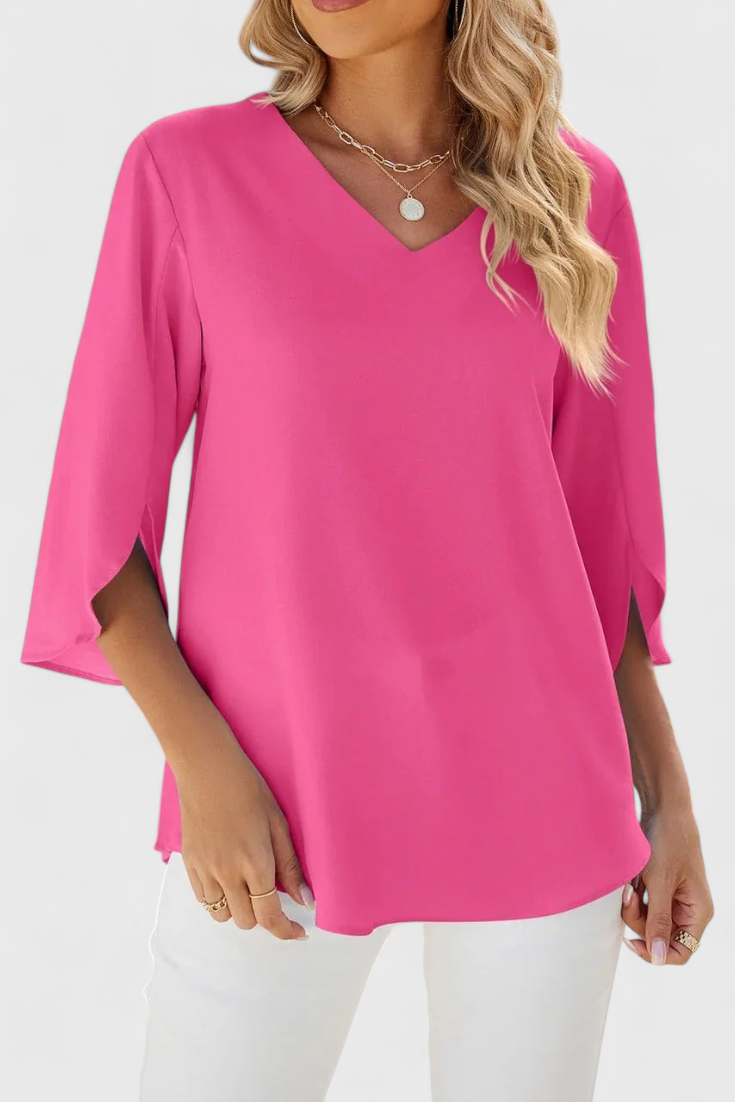 Tabitha Blusa Casual con Corte Suelto y Estilo Sofisticado