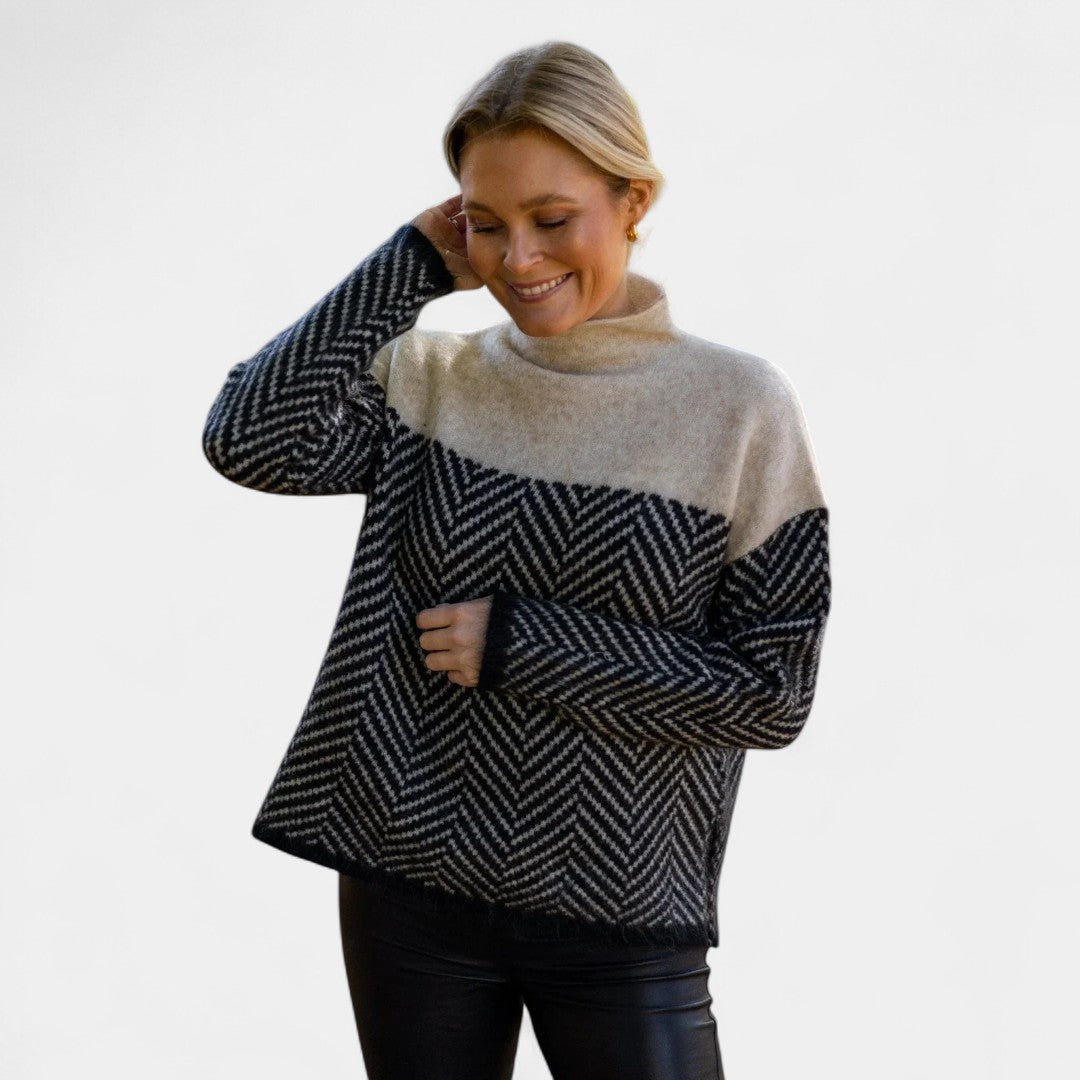 Adelie Cuello Alto de Punto Noble