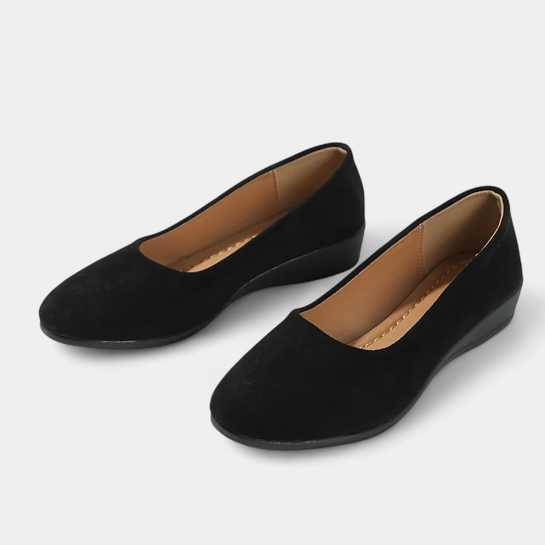 Evienne Bailarinas Cómodas con Tacón de Cuña