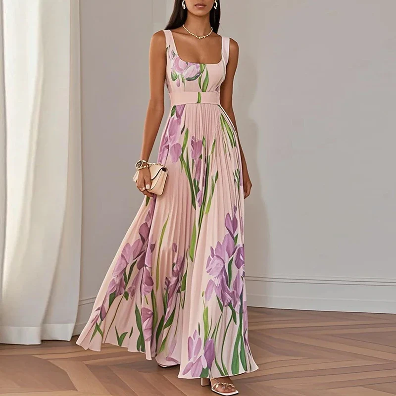 Isabel Vestido Maxi Floral Elegante