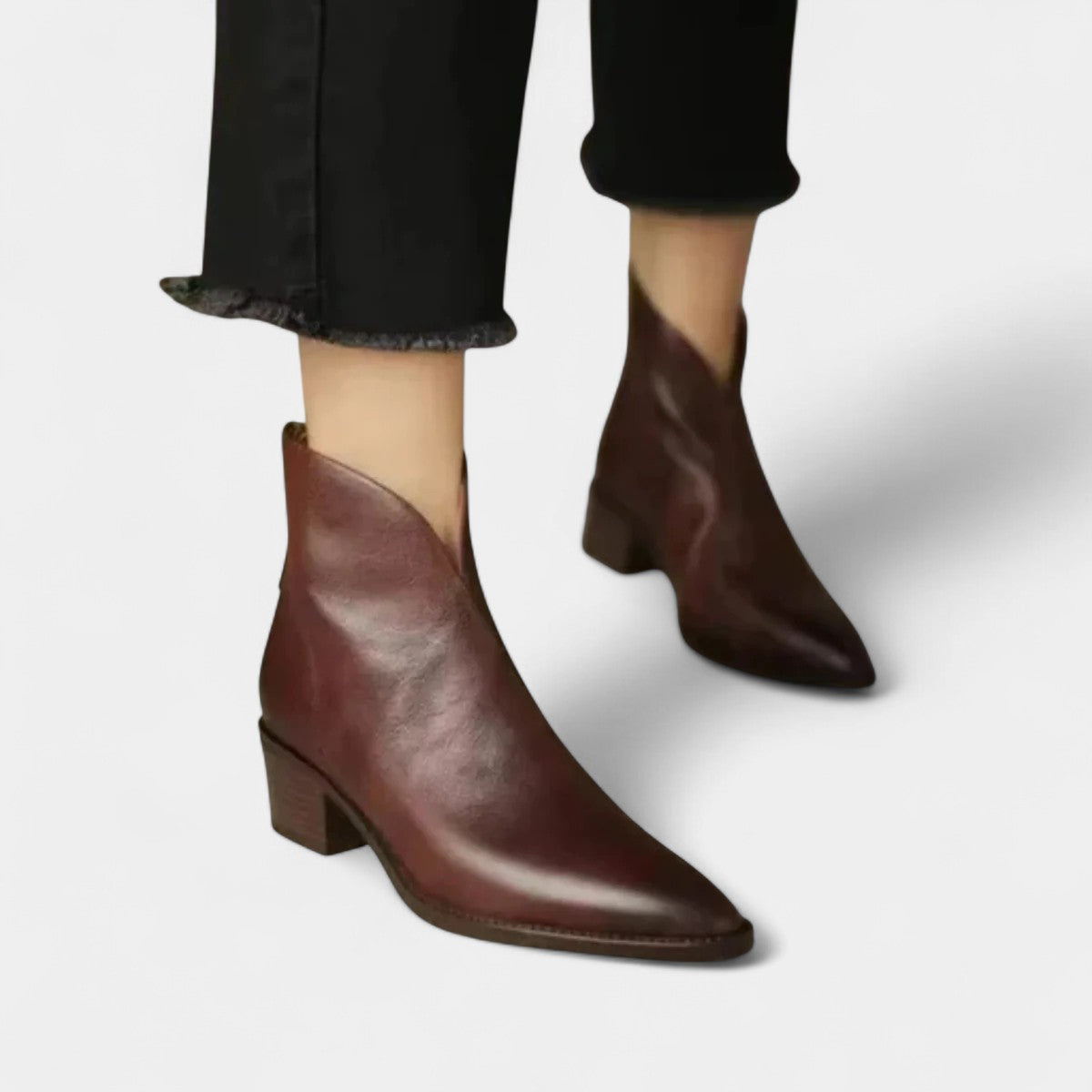 Camille Botines con Tacón Bajo