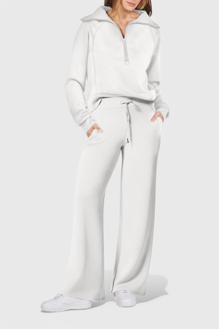 Berken Conjunto de Lounge de Dos Piezas de Manga Larga