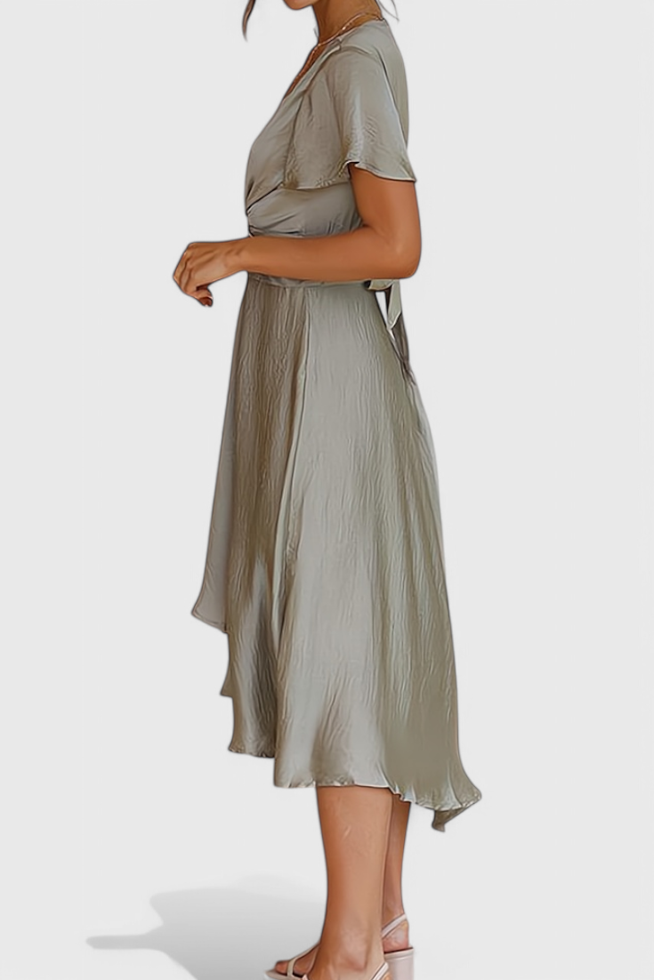 Franzi Vestido Elegante con Escote en V